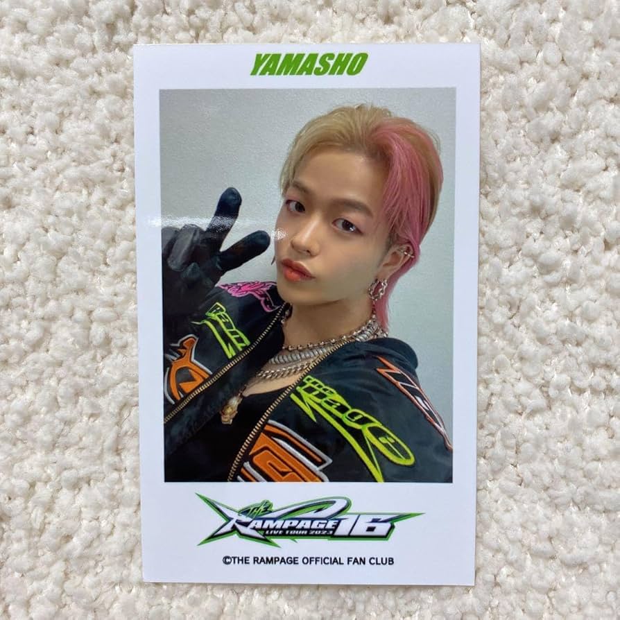 山本彰吾直筆サインチェキ THE RAMPAGE