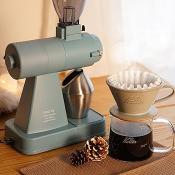 Amazon.com: Kalita Next G2 Coffee Grinder, Aqua Blue, Measuring