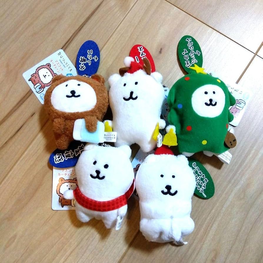 自分ツッコミくま カフェウェイターマスコットキーチェーン 自分