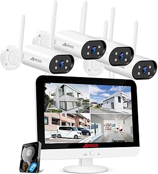 Amazon.co.jp: 【500万画素・13インチ液晶モニター搭載】ANRAN 防犯