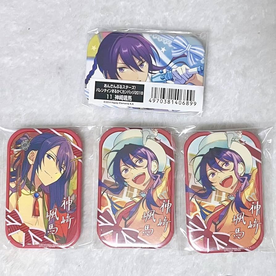 あんスタ 神崎颯馬 スクエア缶バッジ あんさんぶるスターズ
