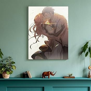 Amazon.co.jp: ヴァイオレットエヴァーガーデン イラスト 掛け絵