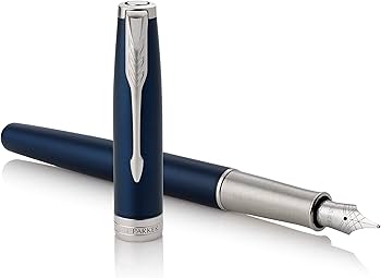 Amazon | PARKER パーカー 万年筆 ソネット ブルーラッカーCT 細字 18