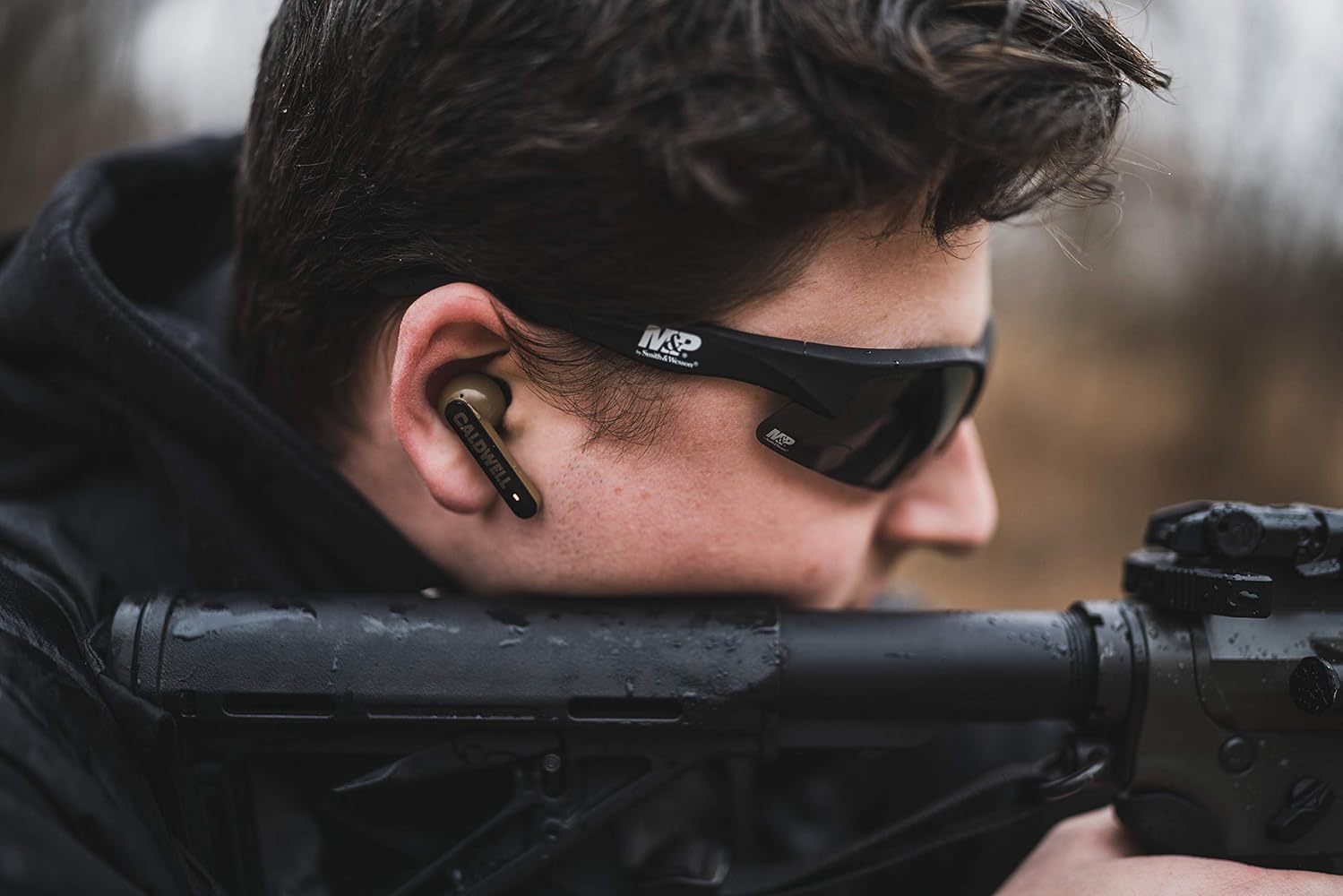 CALDWELL E-MAX SHOTS イヤホン、耳栓 充電ケース付き