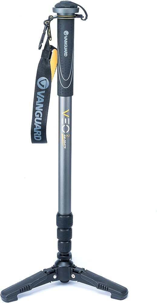 Amazon | Vanguard VEO 2 アルミニウム一脚 トライスタンド付き グレー