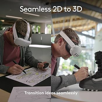 Amazon.com: Logitech MX Ink Mixed-Reality (MR) Stylus, Wireless