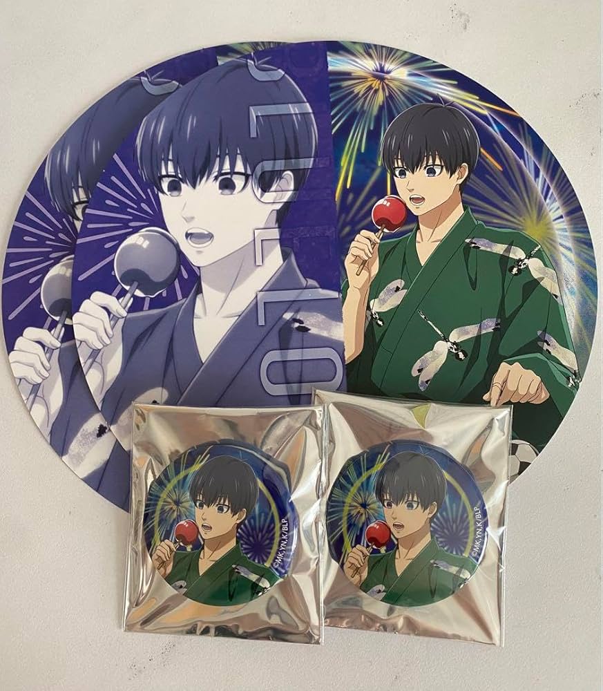 ブルーロック ブルロ 缶バッジ 原作絵 浴衣 潔世一 ② ブルーロック