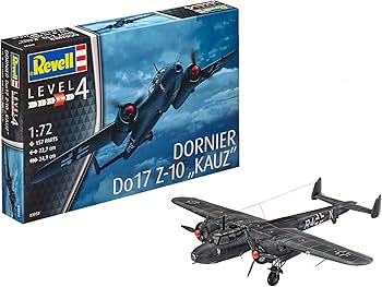Amazon | ドイツレベル 1/72 ドイツ空軍 ドルニエ Do17Z-10 プラモデル