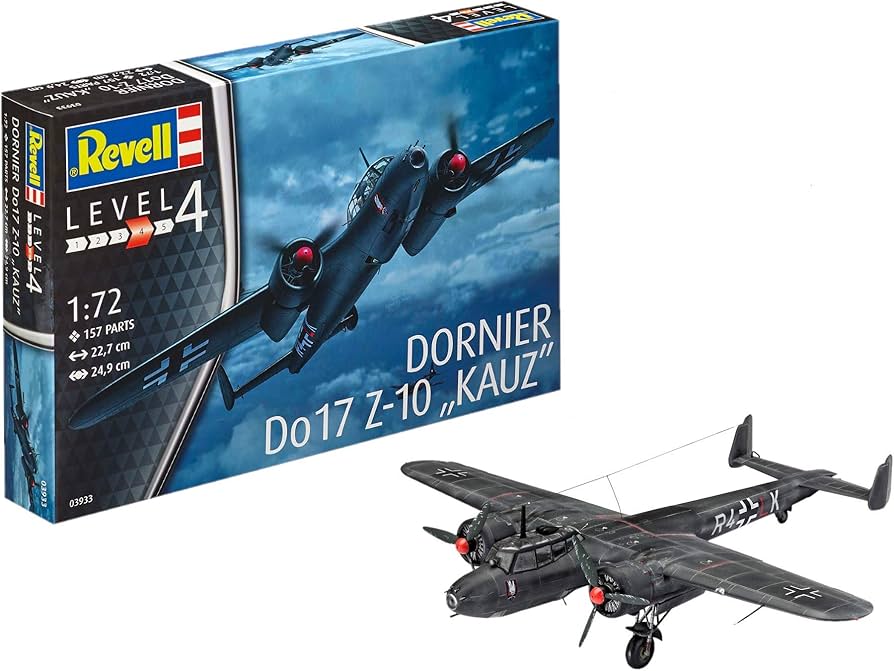 Amazon | ドイツレベル 1/72 ドイツ空軍 ドルニエ Do17Z-10 プラモデル