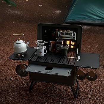 ROCKBROOK RB-BX-1025 アウトドアテーブル アルミコンテナ Amazon