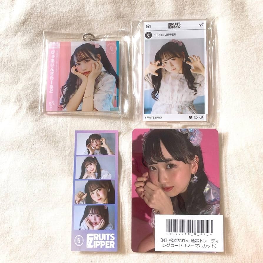 FRUITSZIPPER 松本かれん 生誕記念ラッフル 2025 チェキ FRUITS ZIPPER
