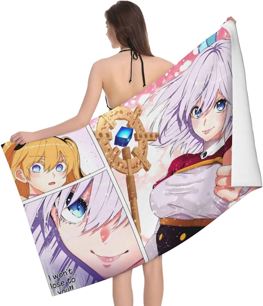 Amazon｜2.5次元の誘惑 バスタオル アニメタオル フェイスタオル 吸水