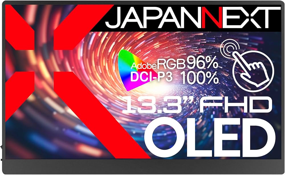 Amazon.co.jp: JAPANNEXT 13.3インチ モバイルモニター OLED パネル