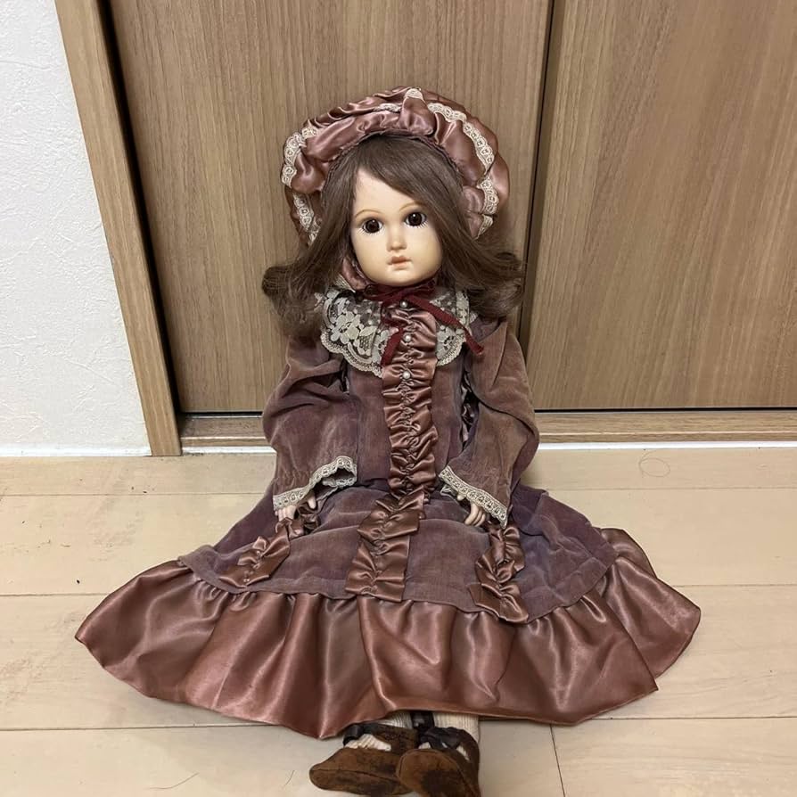 ヴィンテージ ブラウンベアのビスクドール Amazon | ビスクドール