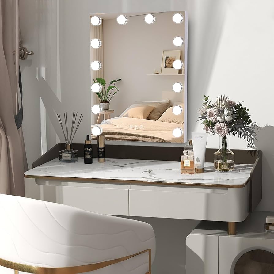 Amazon.co.jp: Hansong 女優ミラー ハリウッドミラー 女優鏡 化粧鏡