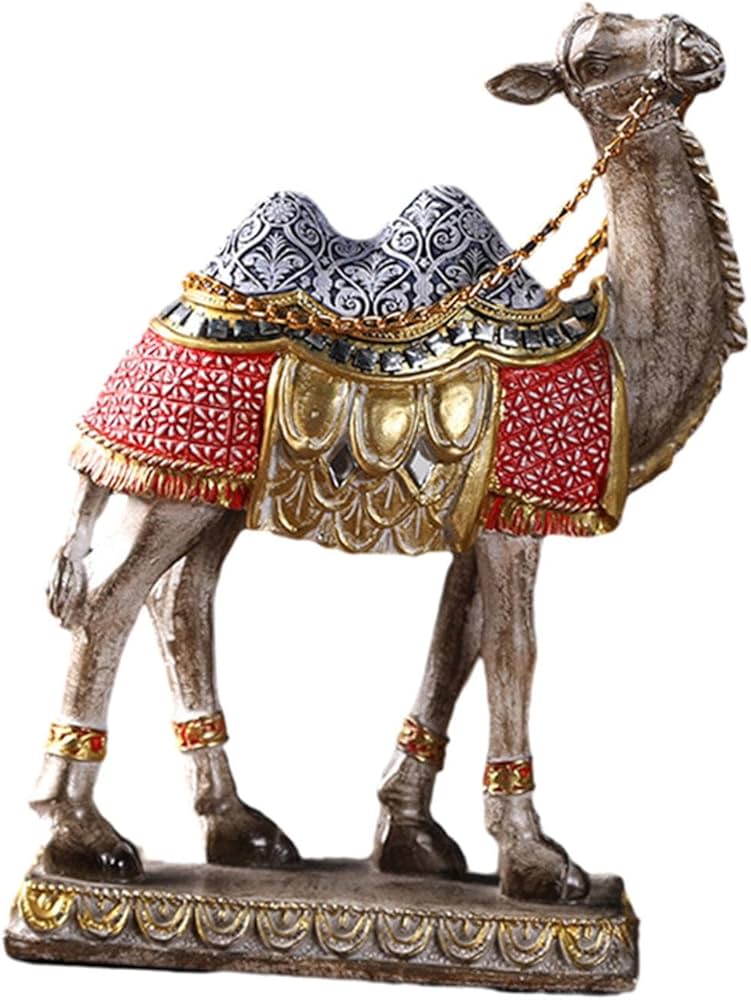 Amazon.co.jp: Yajuyi ラクダの置物ラクダ動物の像グッズかわいい耐久