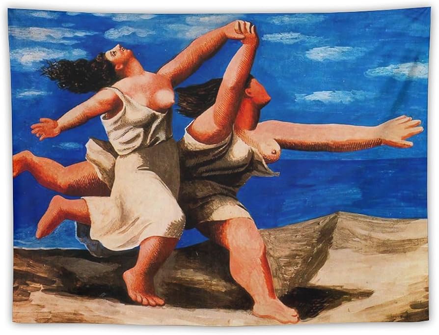 パブロ ピカソ(PABLO PICASSO)、【二人の女】、希少画集より パブロ