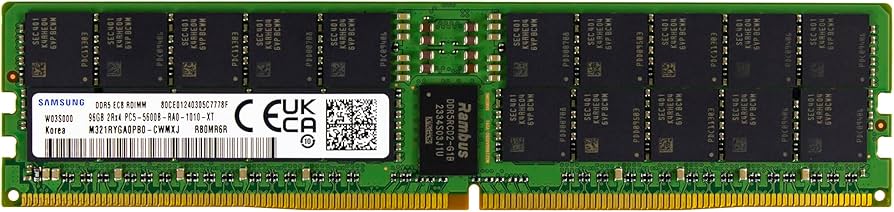 Amazon.co.jp: Samsung 96GB DDR5 5600MHz PC5-44800 ECC-RDIMM 2Rx4