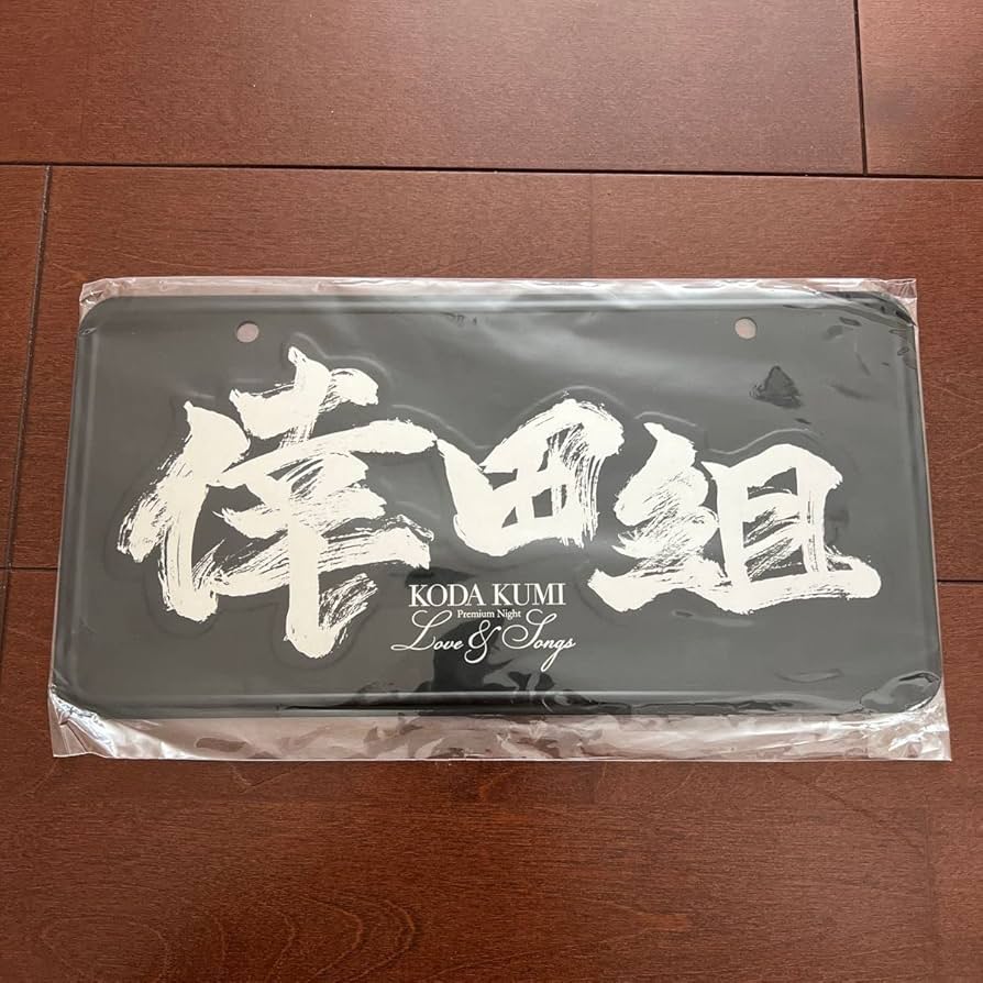 Amazon.co.jp: 倖田來未 プレート ナンバープレート グッズ 黒 : おもちゃ