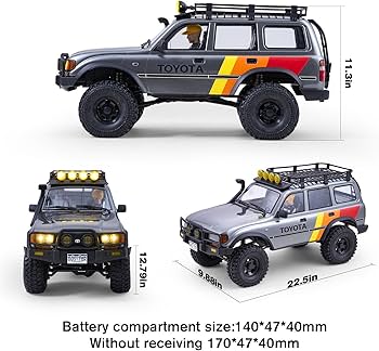 Amazon.com: EAZYRC FMS FCX10 1/10 RC Crawler LC80 Series-Official