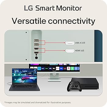 Amazon.com: LG 27SR50F-G Smart Monitor 27-Inch FHD (1920x1080) IPS