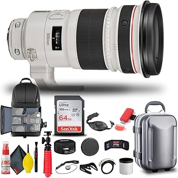 Amazon.com : Canon EF 300mm f/2.8L is II USM Lens (4411B002) +