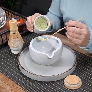 Amazon | 抹茶碗 茶器 抹茶茶道 陶磁器 茶道具 茶碗 注ぎ口付きお茶会