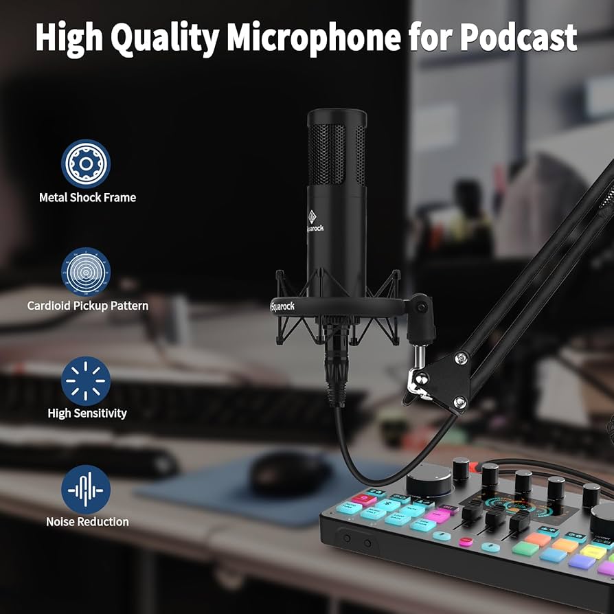 Amazon.co.jp: Squarock ポッドキャスト機器セット オーディオ