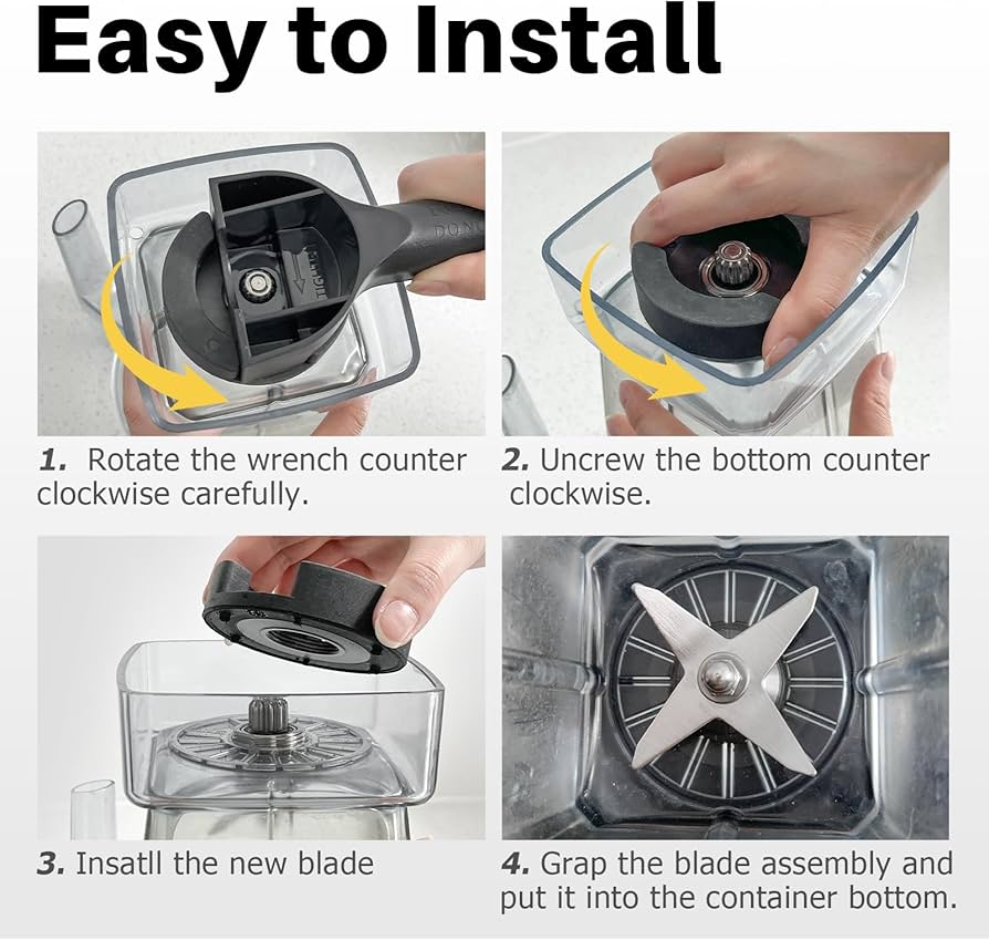 Amazon | ブレード交換、ブレンダーウェットブレード交換用 5200