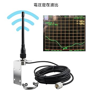 マリンアンテナVHF-GP M型コネクター ファイバーグラス製 マリン