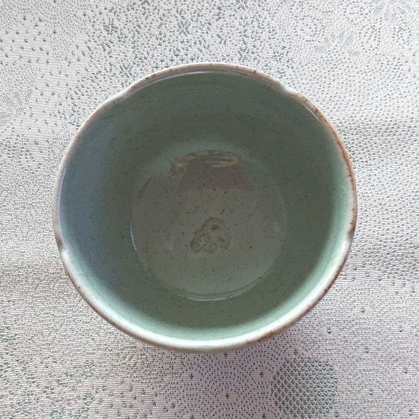 送料込【逢絢亭・新品】茶道具 茶碗 美濃焼 黒仁清 梅林の図 宮地英香