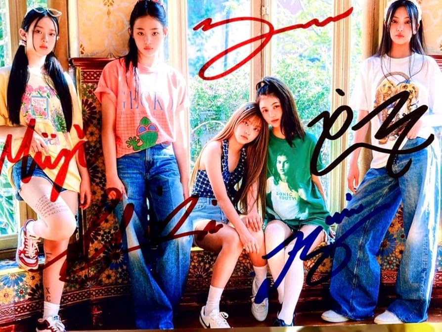 Amazon.co.jp: ニュージーンズ直筆サイン入り2Lサイズ写真NewJeans-1