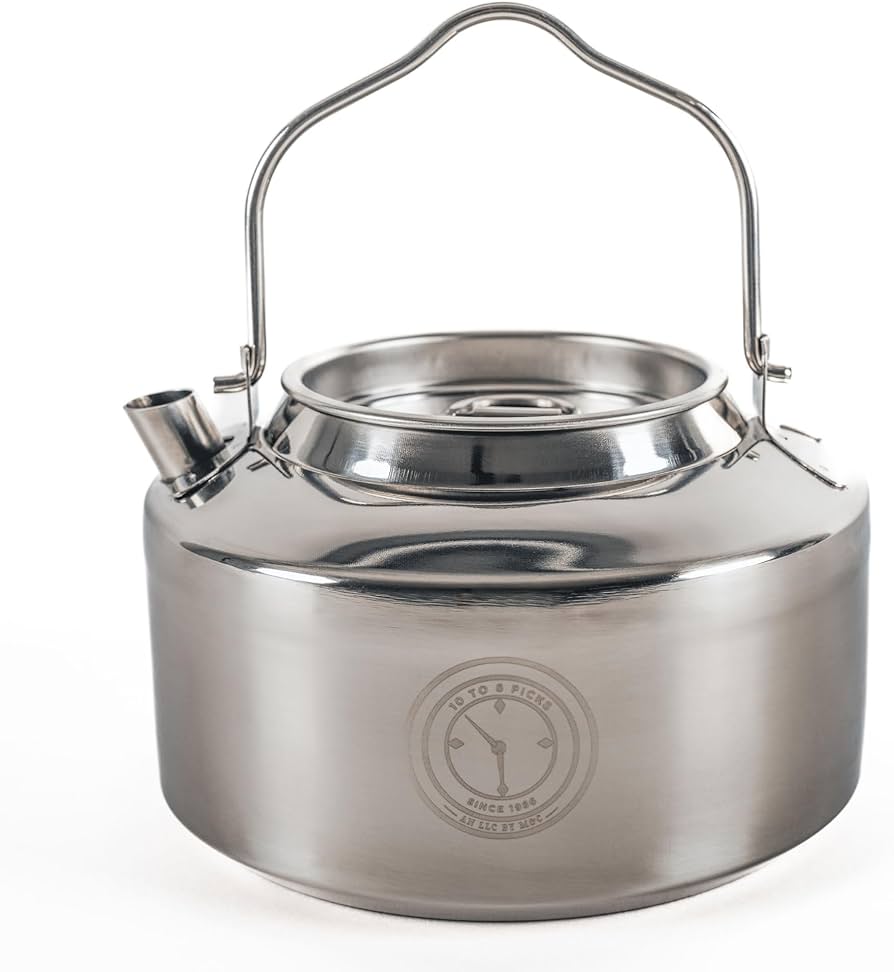 Amazon.com: Camping Kettle for Boiling Water 1.2L | Stainless