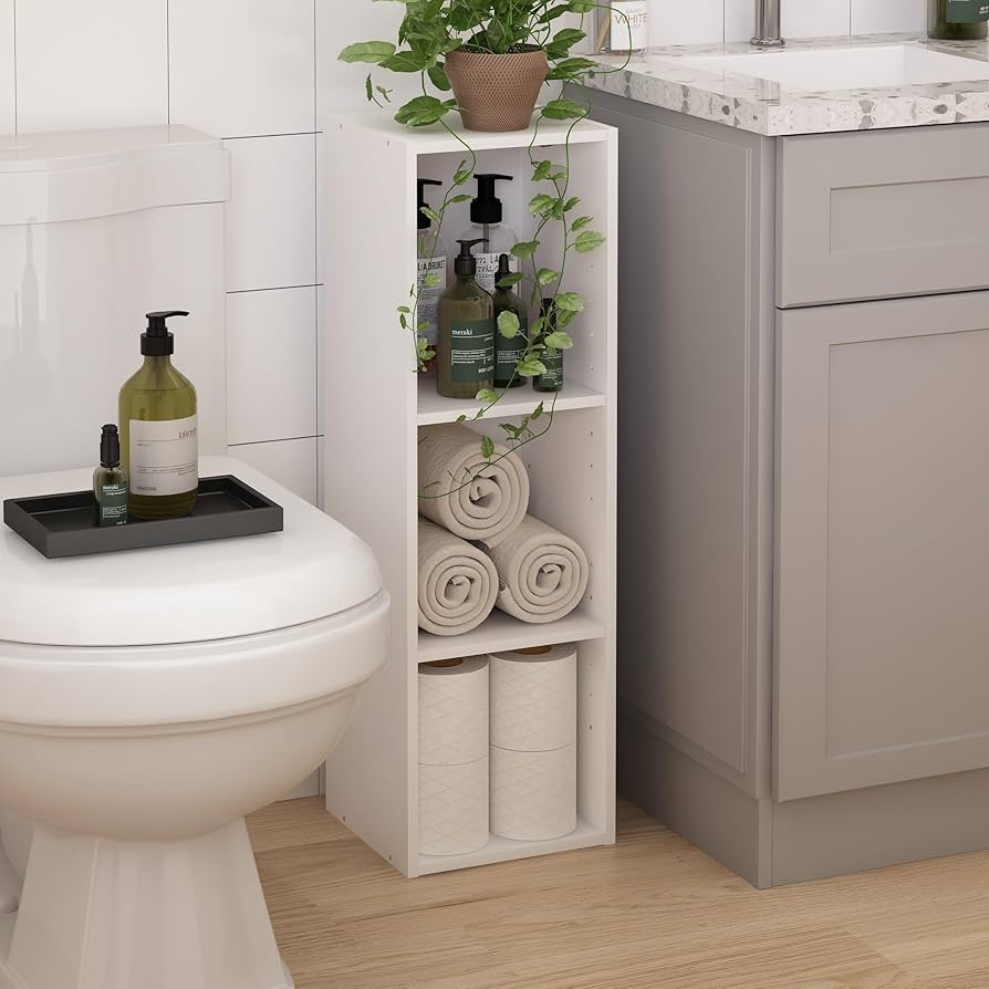 Amazon.com: Furinno Fulda Book Shelf, 3-Tier Narrow Bookshelf