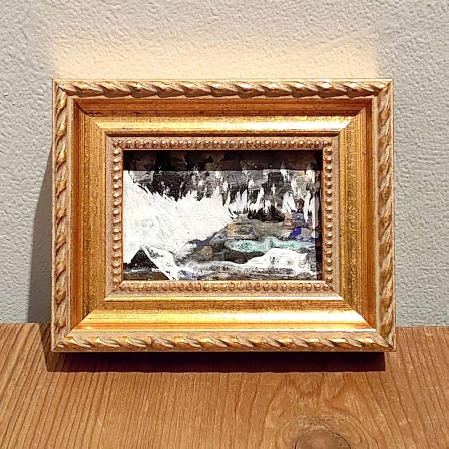 内野隆文 抽象画 M3号 絵画 キャンバス アクリル 現代美術 額縁 【公式