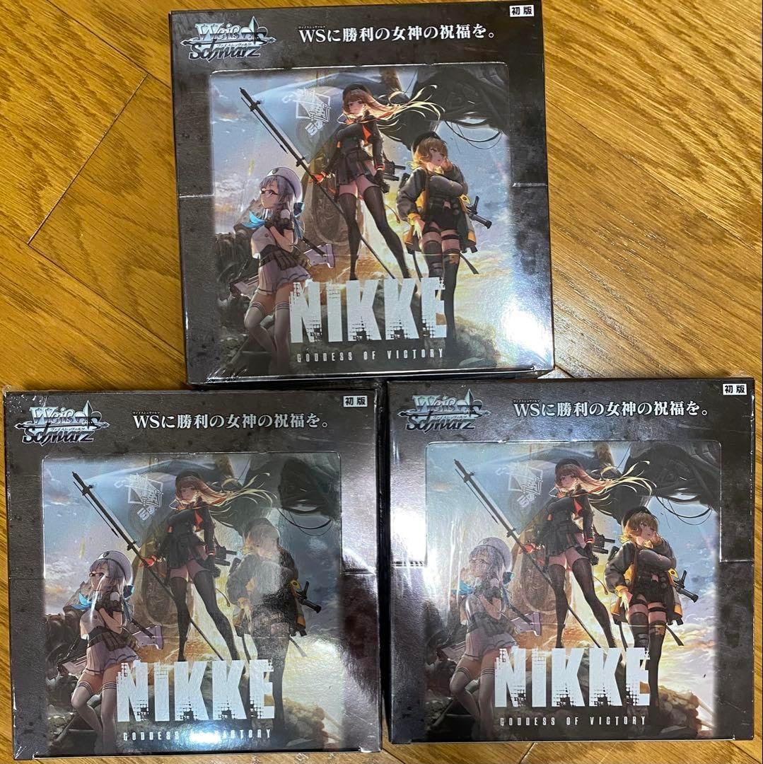 初版】NIKKE 3box シュリンク付 ヴァイスシュバルツ プロモパック付き