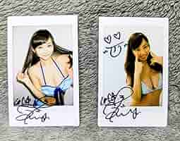 杉原杏璃 ラスト写真展着用私服ドレス+ご本人着用チェキ 直筆サイン