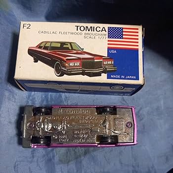 Amazon | トミカ キャデラック フリートウッド ブローアム 青箱 日本製