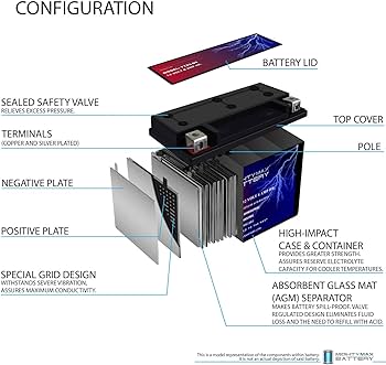 Amazon.com: Mighty Max Battery YTX9-BS Replaces Kawasaki ZX6R ZX