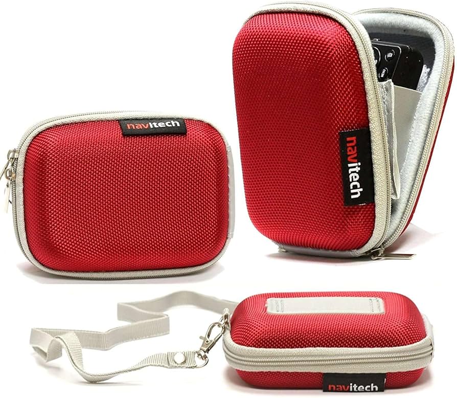 Amazon.com : Navitech Red Water Resistant Hard Camera Case