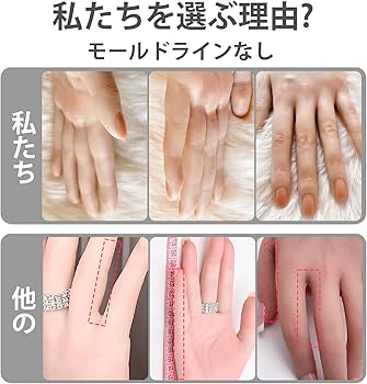 Amazon.co.jp: ハンドモデル 手 模型 シリコン手 シリコン製 ハンド