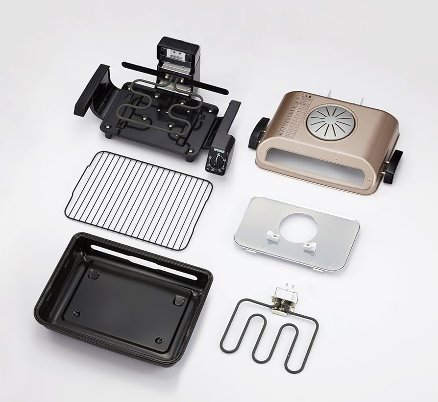 Amazon | タイガー フィッシュロースター 両面魚焼き器 ロゼブラウン