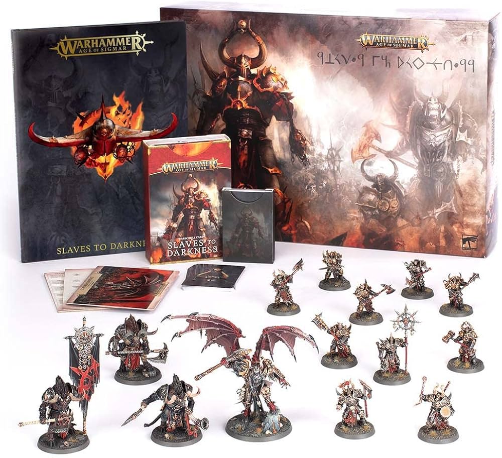 warhammer slave to darkness set 未組有 ジャンク warhammer slave to