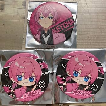 けちゃくん AMPTAKxCOLORS 缶バッジ(2023 Halloween) けちゃくん