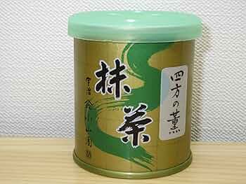 Amazon.co.jp: 【抹茶 山政小山園】四方の薫 30g缶 薄茶 茶道用・飲料
