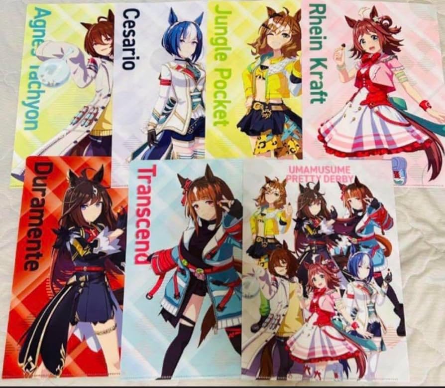Amazon.co.jp: ローソン ウマ 娘 クリアファイル7種コンプリートセット