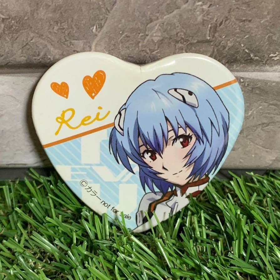 エヴァンゲリオン in 東海 スクエア缶バッジ 綾波レイ