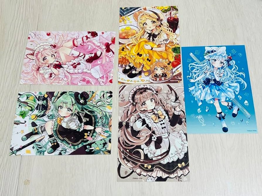 イラストカード イラストペーパー まとめ売りバラ売り可 イラスト