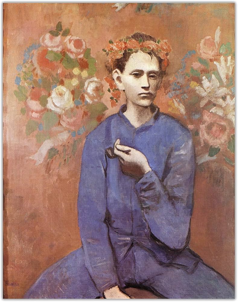 Amazon.co.jp: パブロ・ピカソのポスターと版画《パイプを持つ少年