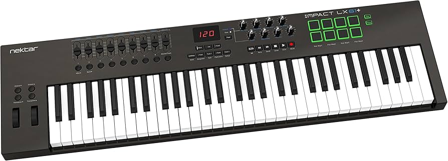 Amazon | Nektar Technology IMPACT LX61+ DAW連携MIDIキーボード